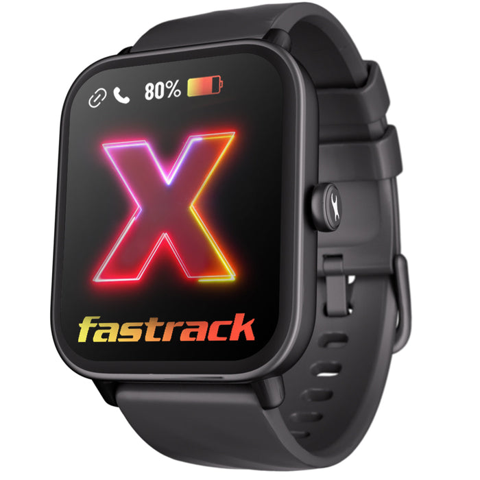 Fastrack 黑色男女通用智慧手錶