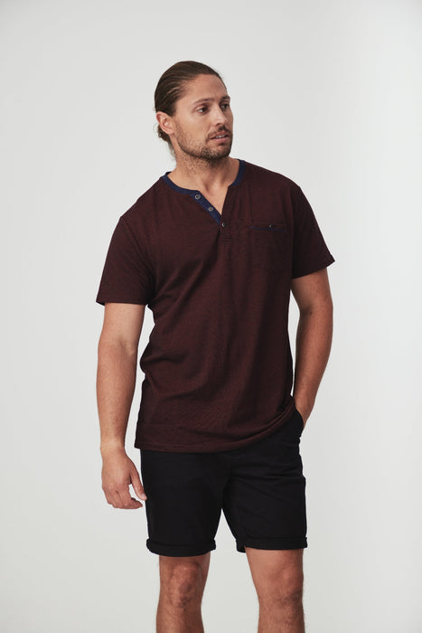 Men's Fox Henley Tees