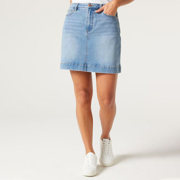 Jeanswest Ladies Cotton Woven Skirt - Mid Vintage