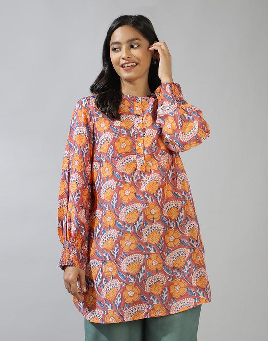 Women Tunics Orange