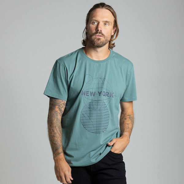 MENS CASUAL BESWICK TEE GREEN