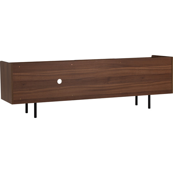 DENVER 1.8M TV CABINET  BLACK / WALNUT