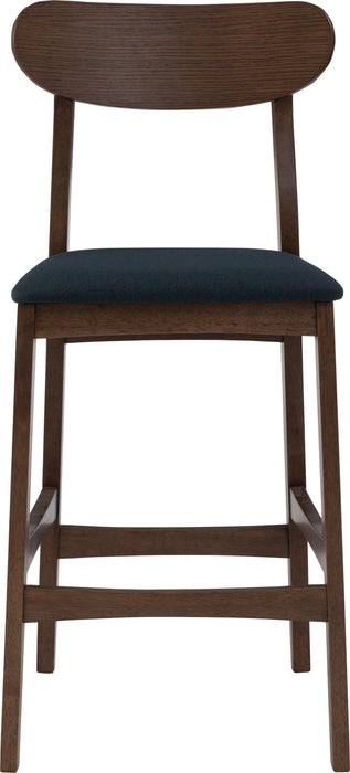 LENNOX COUNTER CHAIR COCOA/ NAVY