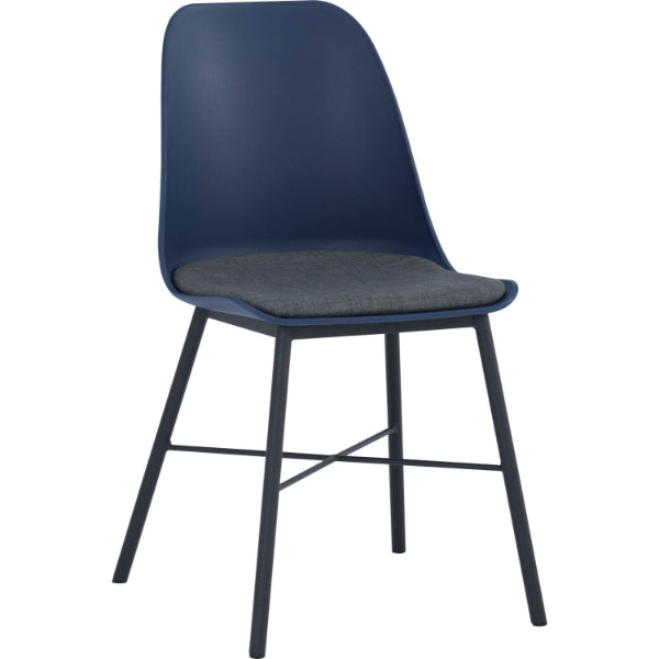 HINLIM LAXMI DINING CHAIR BLACK BLUE ANDGREY