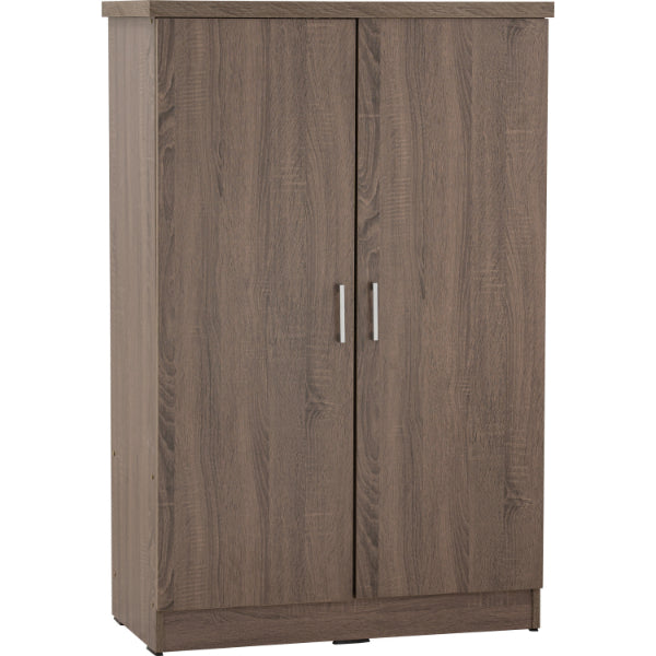 DUBLIN 2 DOOR LOW WARDROBE SONOMA DARK