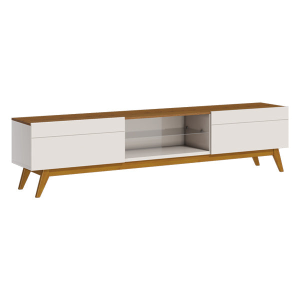 TV STAND CLASSIC 2G 1.8 OFF WHITE AND FREIJO