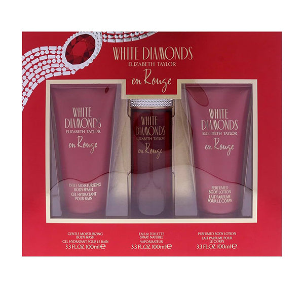Elizabeth Taylor White Diamonds En Rouge Gift Set