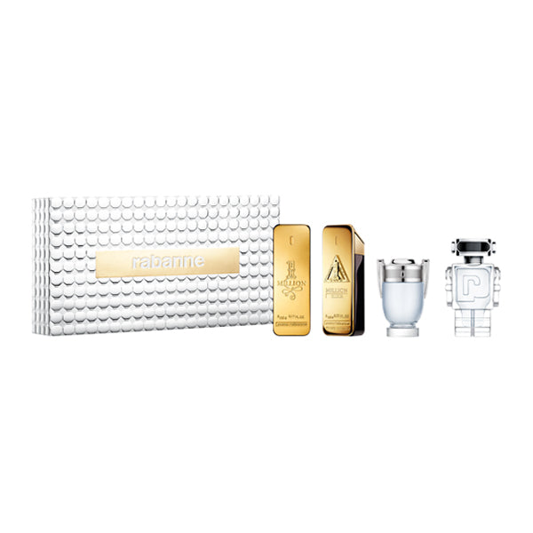 RABANNE MASCULIN 基礎迷你套裝 - 1 MILLION ELIXER PARFUM INTENSE 5ML + INVICTUS EDT MINIATURE 5ML + PHANTOM MINIATURE 5ML - 1 MILLION EDT 5ML