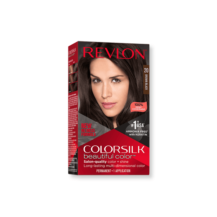 REVLON COLOURSILK COLOR 20 BROWN BLACK