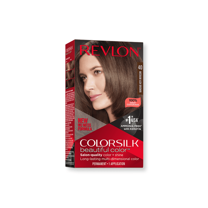 REVLON COLOURSILK COLOR 40 MEDIUM ASH BROWN