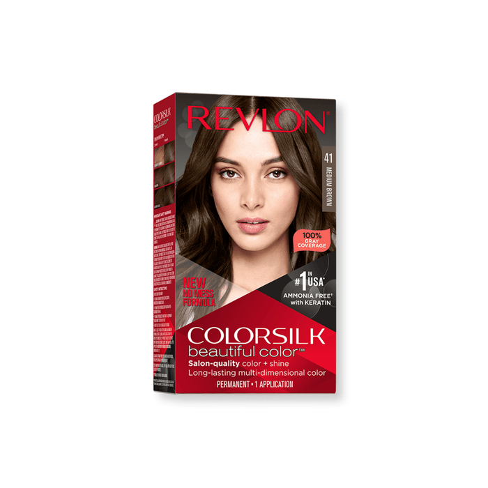 REVLON COLOURSILK COLOR 41 MEDIUM BROWN