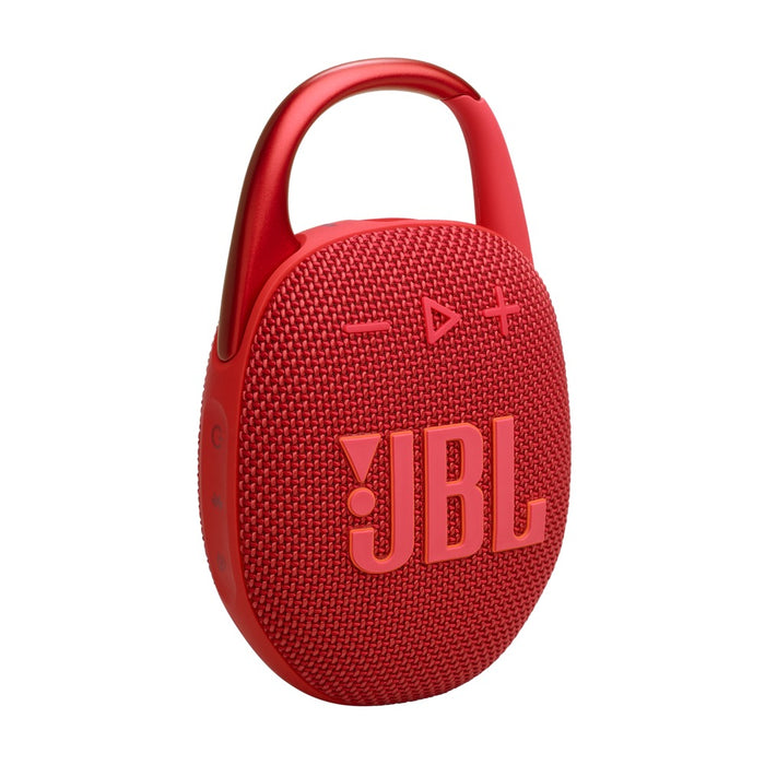 JBL Clip 5 Portable Bluetooth Speaker with Carabiner, Red (JBLCLIP5RED)