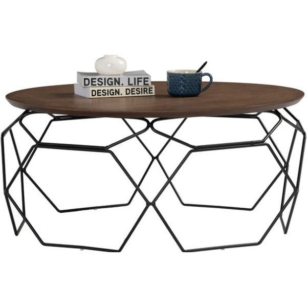 HINLIM NANO ROUND COFFEE TABLE  BLACK