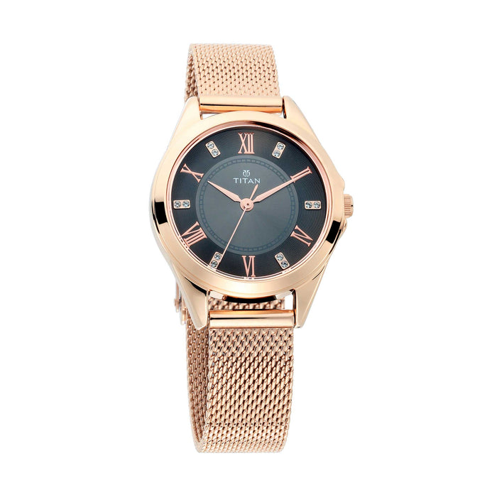 Titan Titan Sparkle Anthracite Dial Analog Ladies  Watch