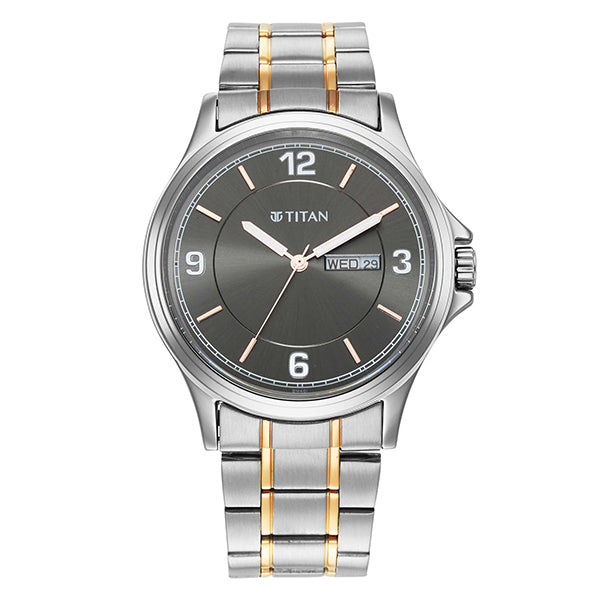 Titan Analog Gents Stainless Watch